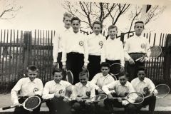 1.máj 1959, zleva stojí: Martin Čechura, František Zlatohlávek, Jiří Berka, Kamil Klepač, Milan Ivančo. Zleva dole: Milan Křepelka, Václav Klečka, Josef Berka, Václav Matějka, Jiří Jiřík, Vojtěch Halík (19)