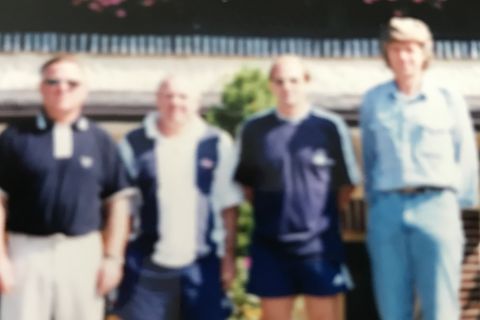 Bánovce nad Bebravou, rok 2000: Milan Ivančo, Josef Berka, Hynek Hochmut, František Čejka - omluvte kvalitu fotografie...